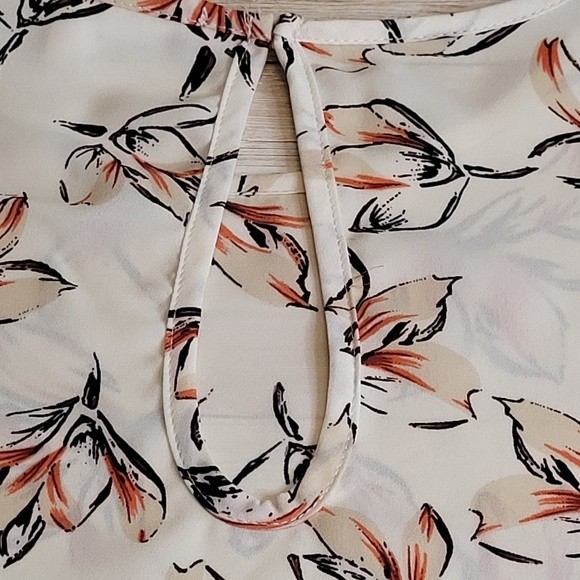 Sienna Sky Smocked Ivory Floral Top | Smocked Top | Sienna Sky Top - Picture 6 of 14